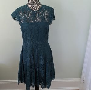 BB Dakota Rhianna Lace Illusion Fit and Flare